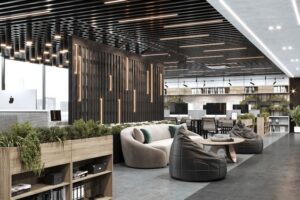 şirket lobi tasarım ofis tasarım